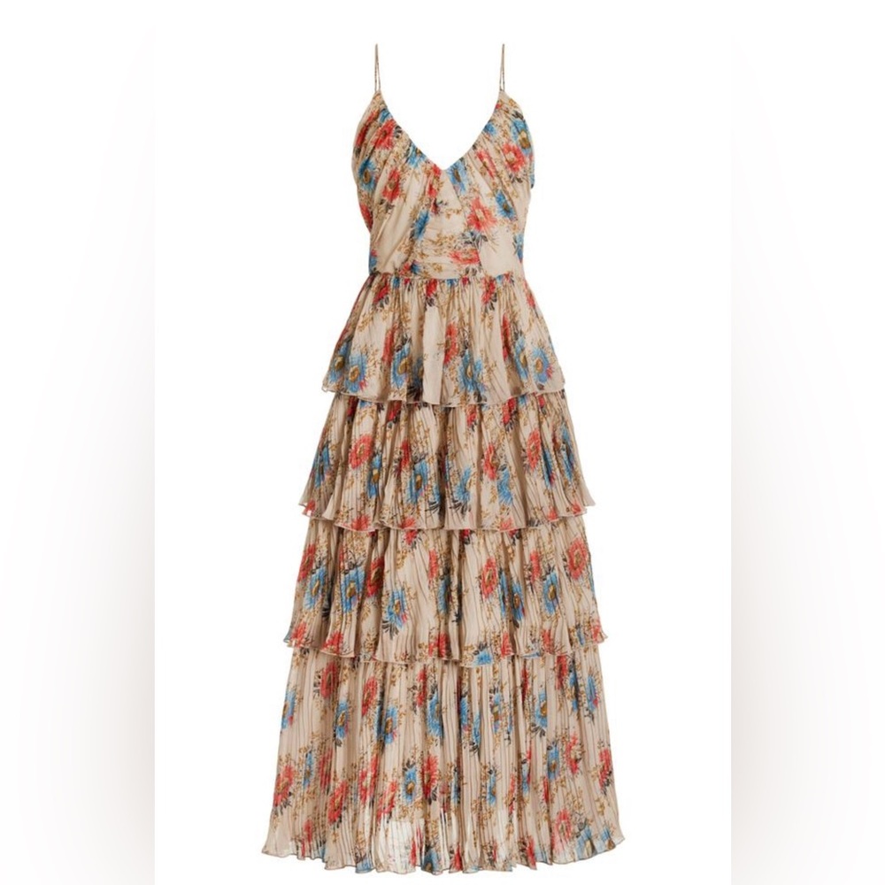 Sea New York Roanne Print Tiered Dress